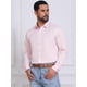 thumbnail image 4 of INSPIRE CHIC Camisas de Vestir Formales de Color Sólido con Cuello de Punta y Manga Larga para Hombre, Rosa 2XL, 4 of 4
