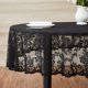 thumbnail image 2 of Mantel redondo vintage negro de LinenZone 305 cm, 2 of 3