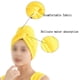 thumbnail image 4 of Toallas absorbentes de secado rápido para el cabello: paquete de 3 para mujeres con cabello rizado, largo, húmedo y grueso., 4 of 5