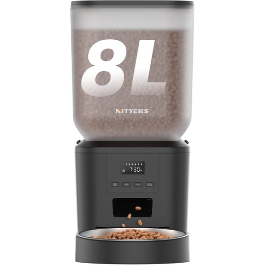 Dispensador Automático De Alimento Para Mascotas Nityers De 8 L