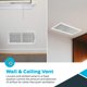 thumbnail image 4 of Rejilla de Ventilación EZ-FLO 36 x 15 cm Blanco Pared/Techo, 4 of 6