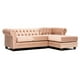 thumbnail image 1 of Sofá Seccional Design Chesterfield Derecho 3 Cuerpos Felpa, 1 of 3