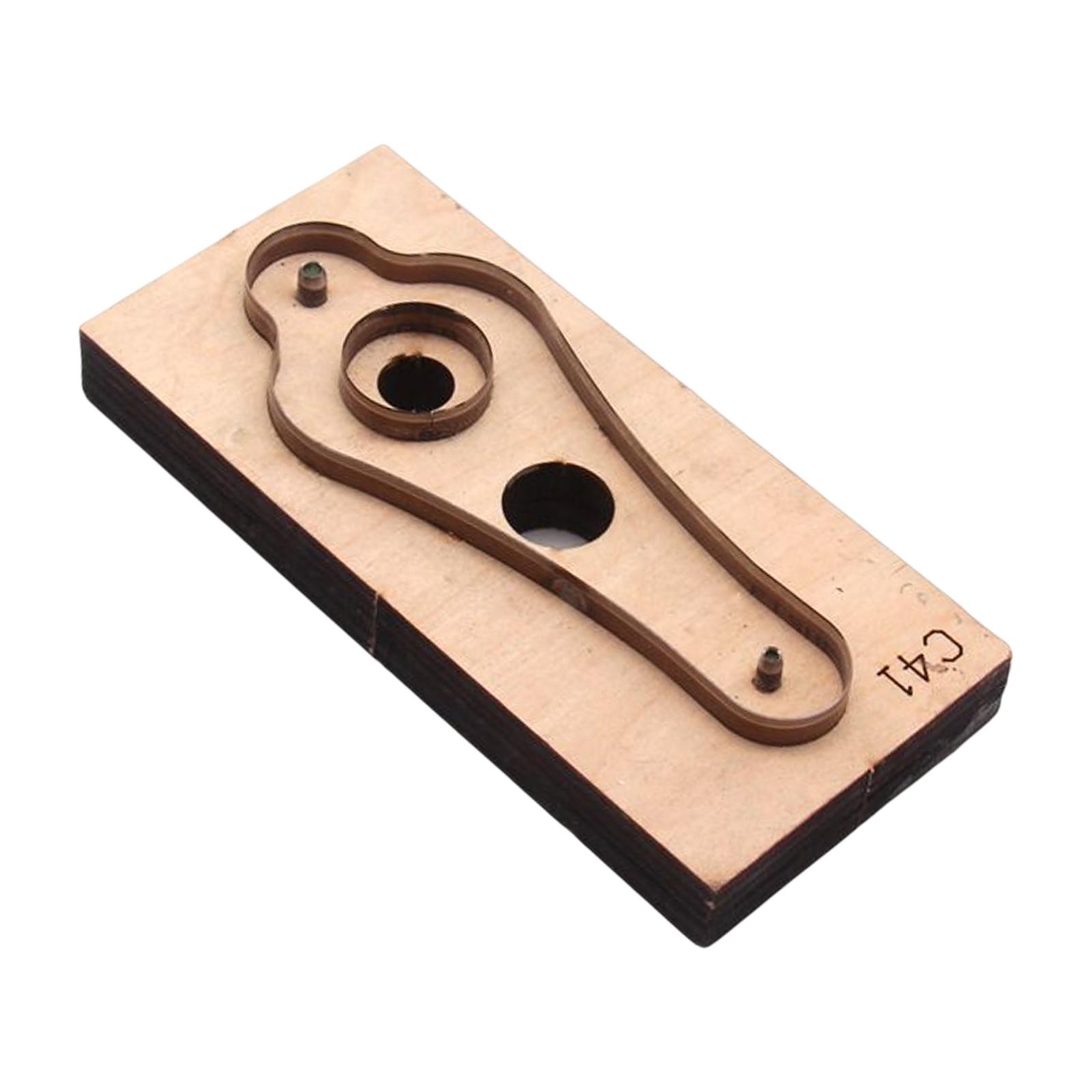 Bothyi - Molde De Troquel De Corte Artesanal De Cuero Pu, Hebilla De Cordón Para Gafas Diy Para El Hogar