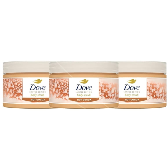 Exfoliante Corporal Dove Hot Cocoa 100g Pack 3 Edición Limitada