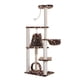 thumbnail image 1 of Sillín Cat Tree Armarkat A6601, marrón con estampado de patas blancas, 1 of 6