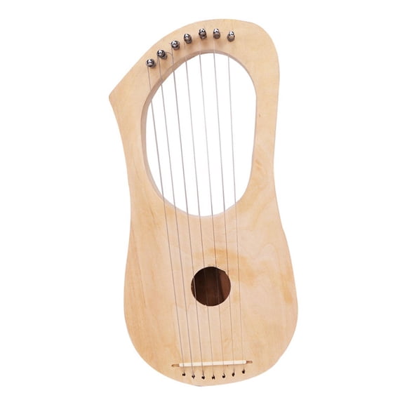 Arpa de 7 cuerdas, juego de bricolaje de 7 cuerdas de arpa, instrumento de cuerda de madera de Lyres de interacción entre padres e hijos de estilo