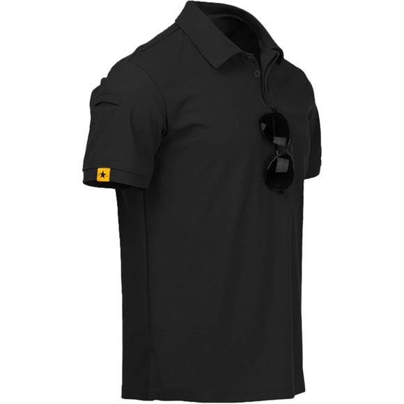 ZITY Mens Polo Shirt Short Sleeve Moisture Wicking Athletic
