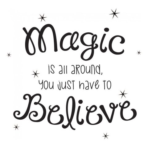 Rienda Libre Graphics - Decomural Believe Magic Childrens Ws-44119
