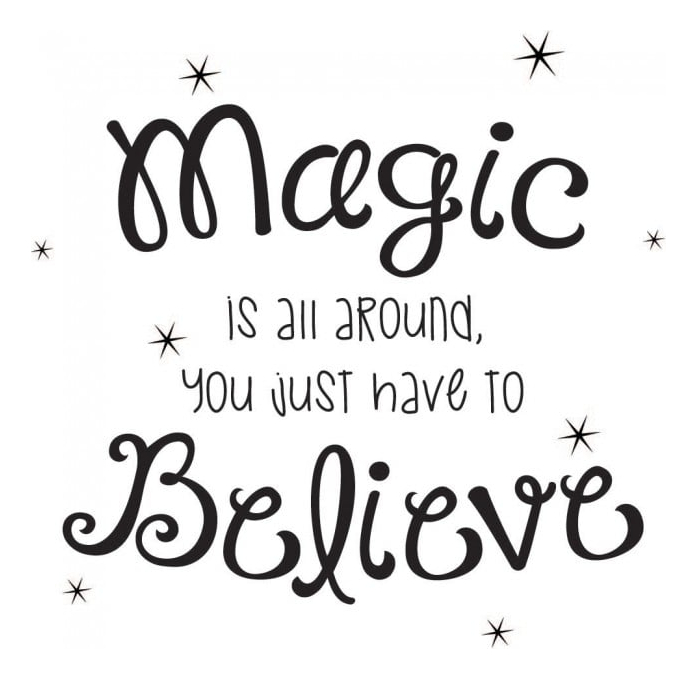 Rienda Libre Graphics - Decomural Believe Magic Childrens Ws-44119