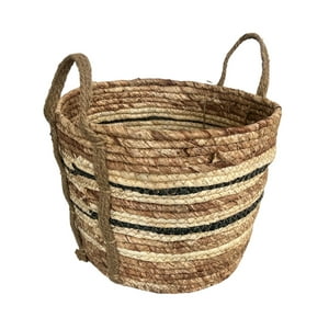 Oem - Macetero Cesto Canasto Maceta De Mimbre Pequeño 23X19Cm