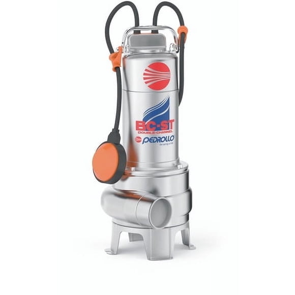 Bomba Sumergible Bicanal Aguas Negras Bcm10/50-st 1HP 220V Pedrollo