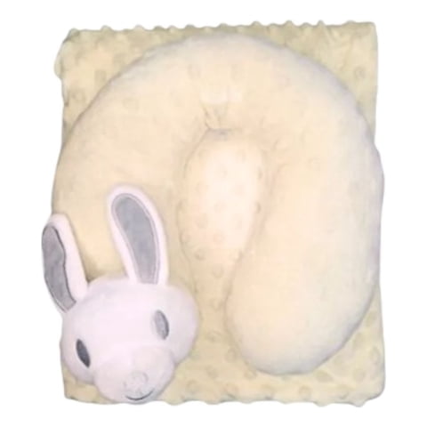 Genérico - Set De Manta De Apego Doble+ Almohada Peluche Bebe Lau