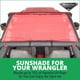 thumbnail image 2 of Toldo Bimini MasterTop de Malla Rojo para Jeep Wrangler 87-95, 2 of 6