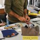 thumbnail image 5 of Bolsa de herramientas TENGYES de lona, paquete de 7 bolsas utilitarias con cierre, 5 of 6