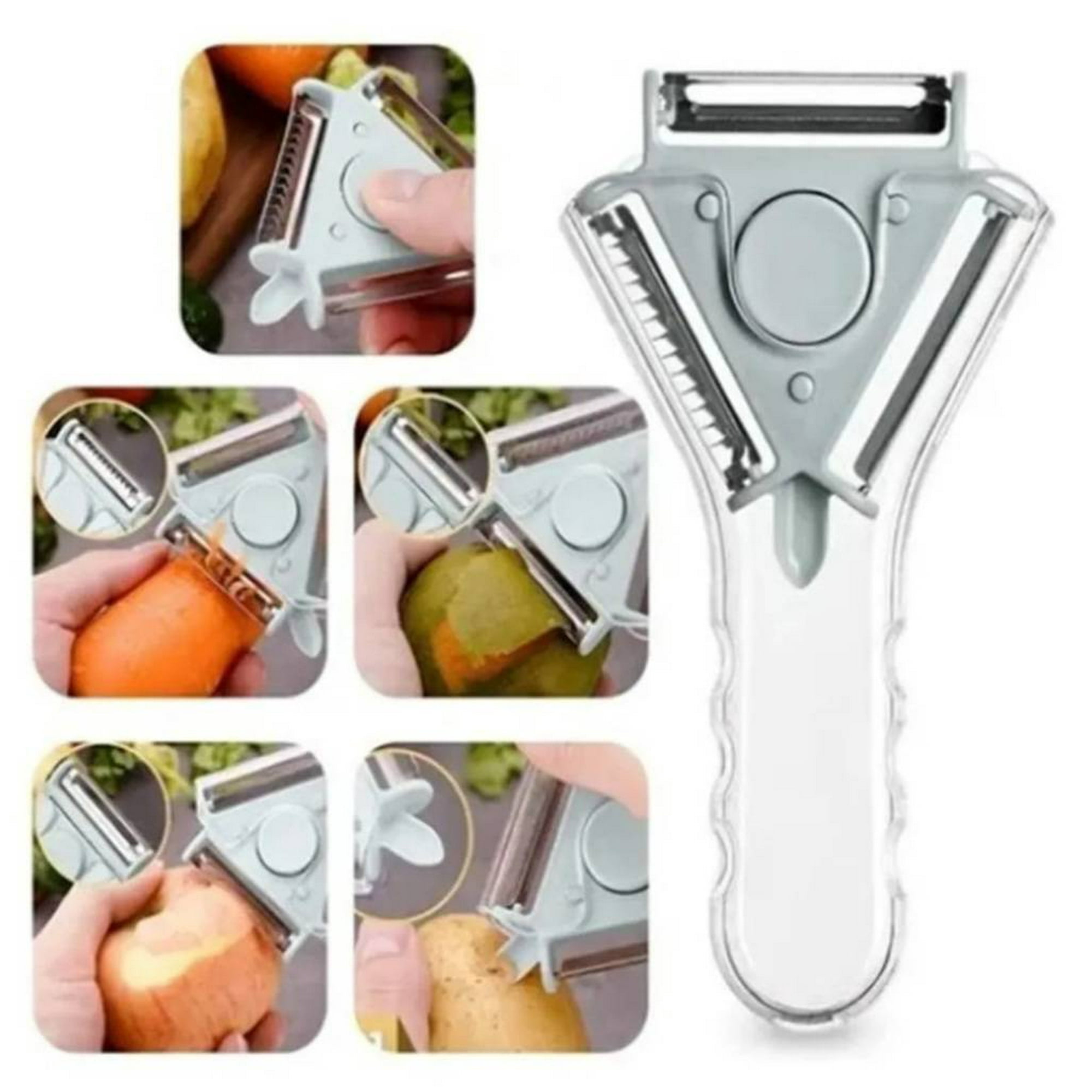 Mundo Eve - Pelador 3 En 1 Frutas Y Verduras