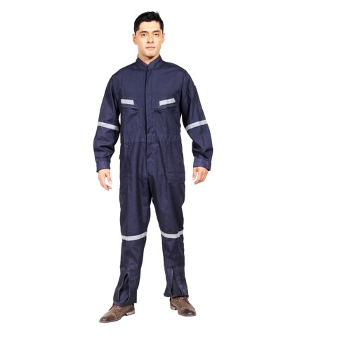 90 Grados - Overol Poplin Unisex Azul Marino