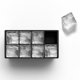 thumbnail image 2 of Bandejas de silicona Ice Cube Molds glacio, paquete de 2 unidades, 8 cubos grandes, 2 of 7