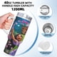 thumbnail image 5 of Isabella de Encanto Vaso aislado de acero inoxidable con asa, diseño temático, regalo para familia, amigos y fans; incluye pajita y encaja en el portavasos estándar, 40 oz, 5 of 6
