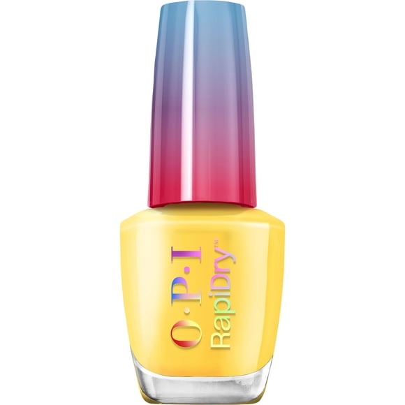 Esmalte OPI RapiDry Proceed with Caution Amarillo Brillante