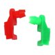thumbnail image 1 of 1999-07 Se Adapta A Chevy Silverado Tailgate Handle Rod LH RH Clip Pair Set, 1 of 5
