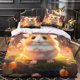 thumbnail image 3 of Cute Hamster Duvet Cover Set Soft Microfiber Comforter Cover Bedroom Decor Bedding Sets Anti Allergic with Zipeer Closure Double, 3 of 3
