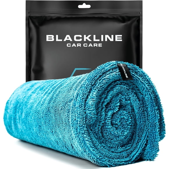 Toalla de secado de coche Blackline XL 60 x 90 cm Aqua 1300 GSM