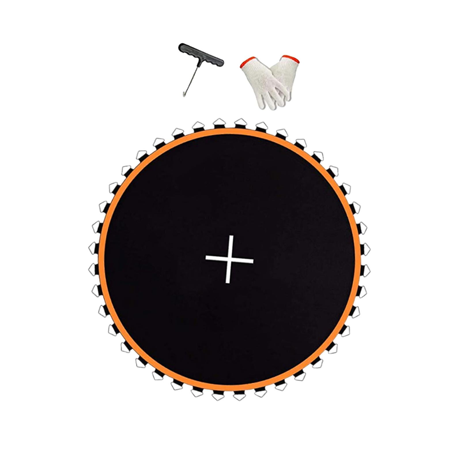 Ioensy - Accesorio De Almohadilla De Trampolín, Almohadilla Segura, Paño De Salto Para Practicar Entrenamiento Al Aire Libre, 10 Pies Con 64 Hebillas