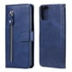 thumbnail image 1 of Funda con Cremallera para Motorola Moto G9 Plus, Carcasa Cartera de Cuero PU con Soporte y Tarjetero, 1 of 5