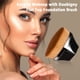 thumbnail image 2 of Brocha de maquillaje Daubigny Foundation Flat Top Kabuki Black, 2 of 7