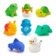 thumbnail image 1 of Juguete de baño para bebés Munchkin Squirts Lake Animals, paquete de 8, 1 of 9