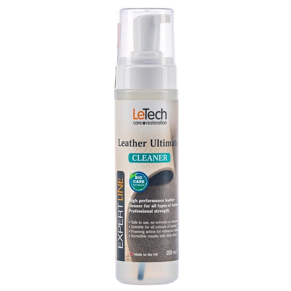 Limpiador de Cuero Letech 200 ml Espumoso No Tóxico (UK)