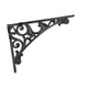 thumbnail image 5 of Soporte de estante, soporte de pared, soporte de ángulo, soporte de estante, fijación de pared con diseño nostálgico para una encantadora decoración d Negro, 5 of 5