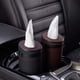 thumbnail image 2 of Porta pañuelos para coche, portavasos para coche, tubo de pañuelos, caja de pañuelos cilíndrica de cuero sintético para coche, baño, oficina, etc., 2 of 7