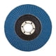 thumbnail image 2 of Pak 10 Disco Lija Traslapado Flap Metal P120 115mm 13600rpm Negro Azul, 2 of 3