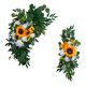 thumbnail image 2 of Boda Arco Flores Pared Decoración Guirnaldas Puerta Delantera Flor Decorativa Swag, 2 of 5