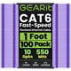thumbnail image 1 of Cable Ethernet GEARit Cat6 30 cm Paquete de 100 Unidades 10 Gbps Morado, 1 of 7