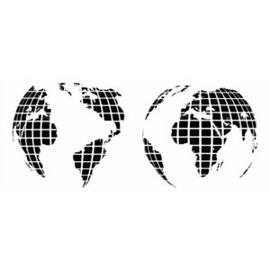 Rienda Libre Graphics - Decomural World Globes World Maps Ws-34606