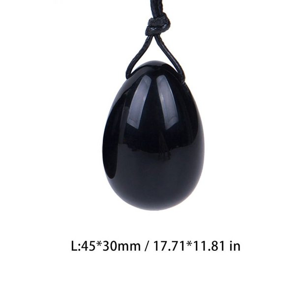 Obsidian Massage Eggs Stone Jade Massage Stone Eggs Female Postpartum Repair Pussy Jade Stone Eggs