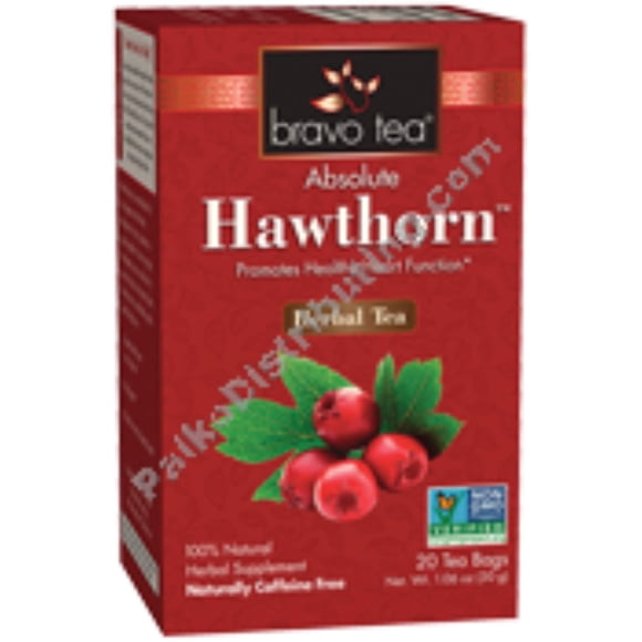 Té de hierbas Bravo Tea Absolute Hawthorn Berry, 20 bolsitas