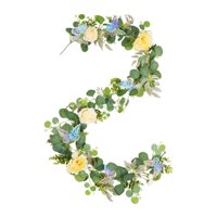 Bothyi - Guirnalda De Peonías Artificiales, Vid Artificial Para Festivales, Bodas, Día De San Valentín, Color Amarillo