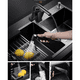 thumbnail image 2 of Lavaplatos 75x40 Black Rejilla Dispensador Llave Juego, 2 of 3