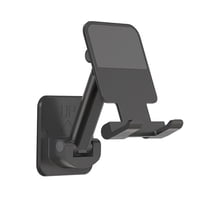 Genérico - Soporte De Pared Ajustable Para Tablet Con Brazo Extensible Para Ipad Iphone 4-12 Pulgadas Soporte Universal Para Teléfonos Móviles-Negro