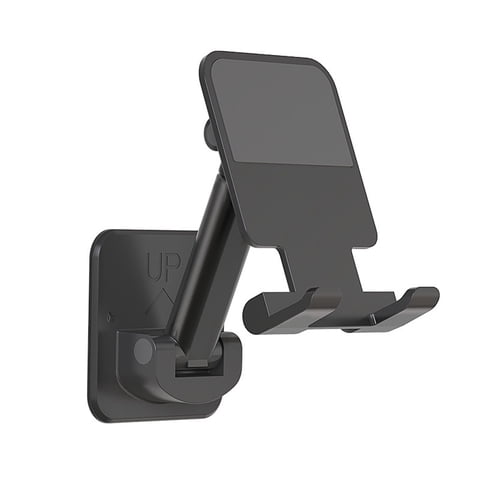Genérico - Soporte De Pared Ajustable Para Tablet Con Brazo Extensible Para Ipad Iphone 4-12 Pulgadas Soporte Universal Para Teléfonos Móviles-Negro