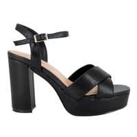 Sandalia De Vestir Lister Negro Alquimia