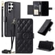 thumbnail image 5 of Funda tipo billetera FOXDOCK para Samsung Galaxy S24 Ultra – Tapa abatible con correa para mujer, 5 of 5