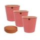 thumbnail image 3 of Set de 3 Macetas Zaia 26 cm Rosa Alegre y sus platos, 3 of 3