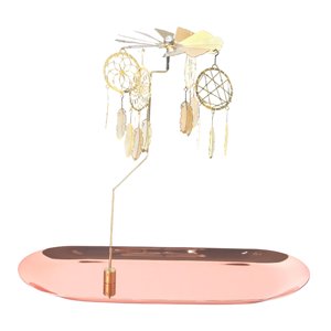 Magideal - De Candelabros Giratorios Para De Las , Bodas Románticas, Fiestas De Navidad, Decoración De Chimeneas, Decoración De Mesas Para El Rosa