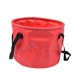 thumbnail image 1 of Cubo de agua plegable al aire libre Portador a prueba de fugas Rojo 30L, 1 of 5