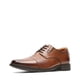 thumbnail image 1 of Zapato Oxford Clarks Tilden - Gorra para hombre, piel color canela oscuro, 1 of 2