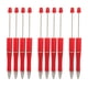 thumbnail image 4 of 10 Piezas Bolígrafos Con Cuentas Bolígrafos Para Manualidades DIY Para Kits De Bolígrafos DIY Suministros De Regalo Escuela Rojo, 4 of 5